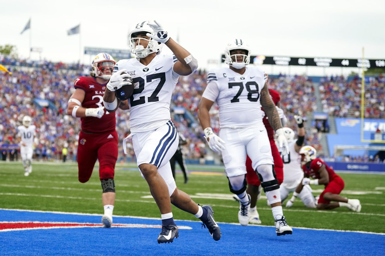 NCAA Football: Brigham Young at Kansas