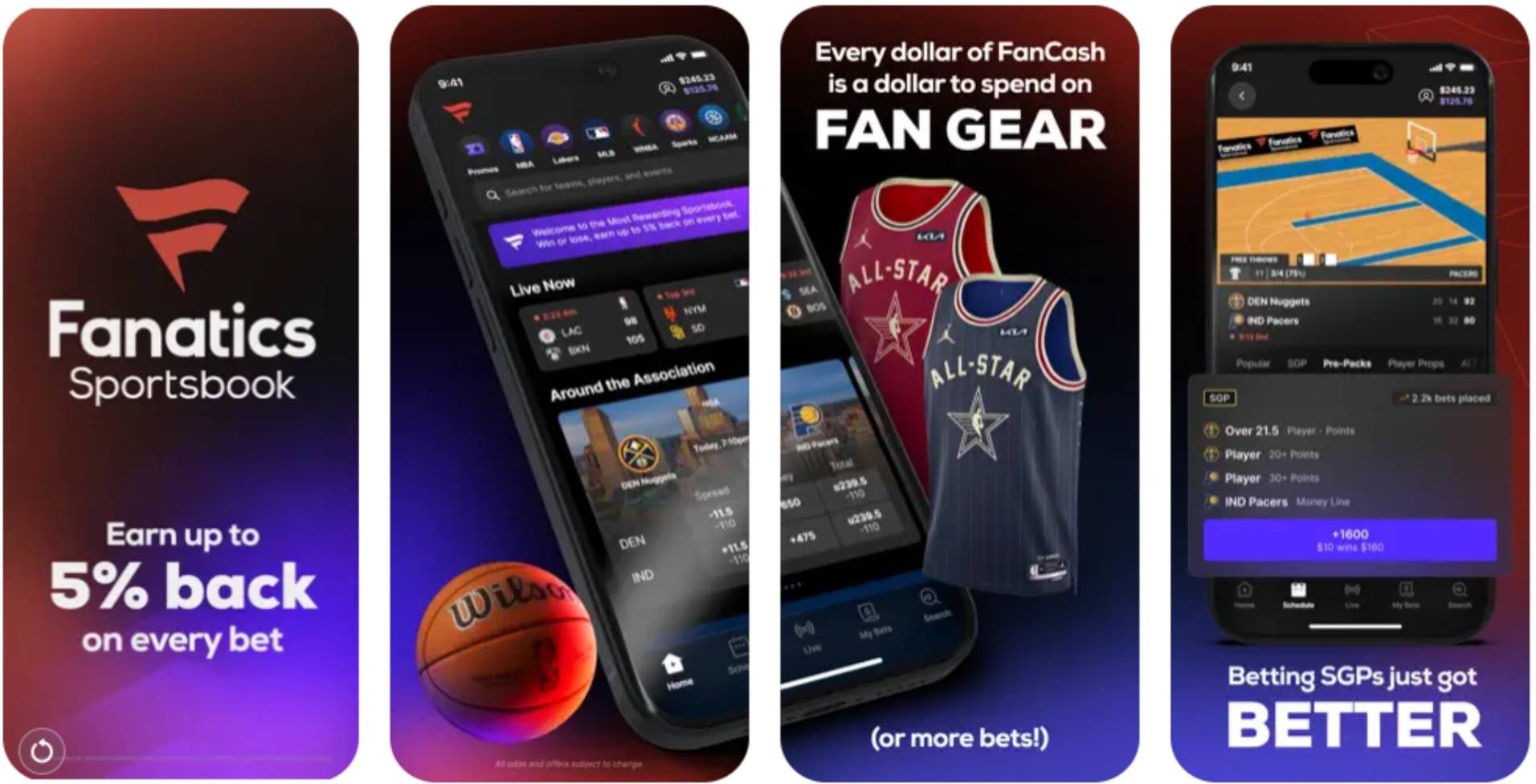 Fanatics Sportsbook betting app