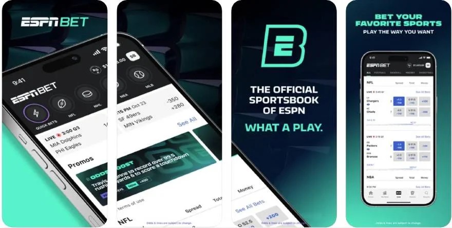 ESPN BET betting app