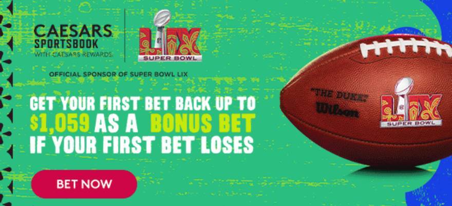 Caesars Sportsbook Super Bowl promo