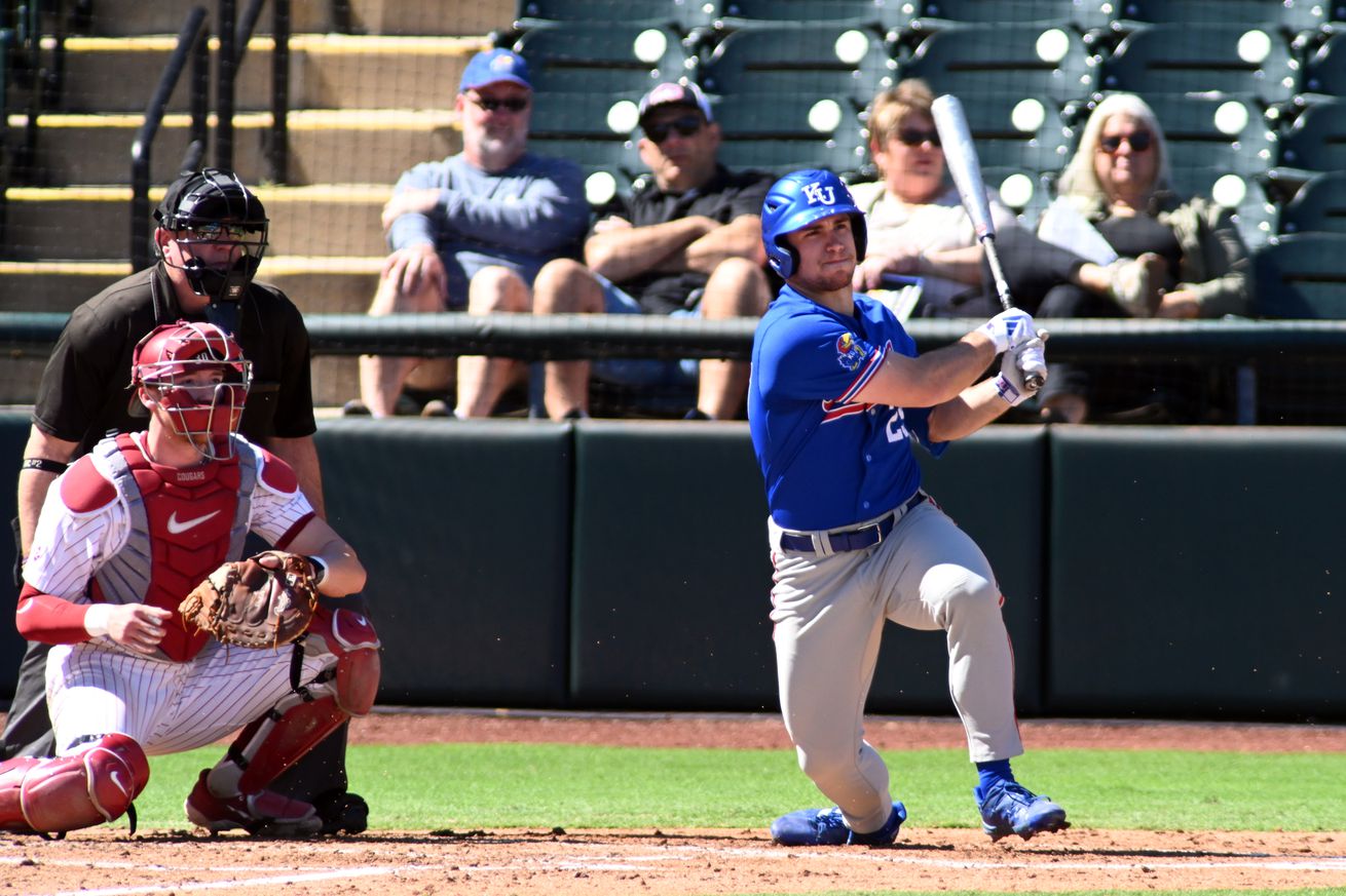 COLLEGE BASEBALL: FEB 24 Kansas at Washington State