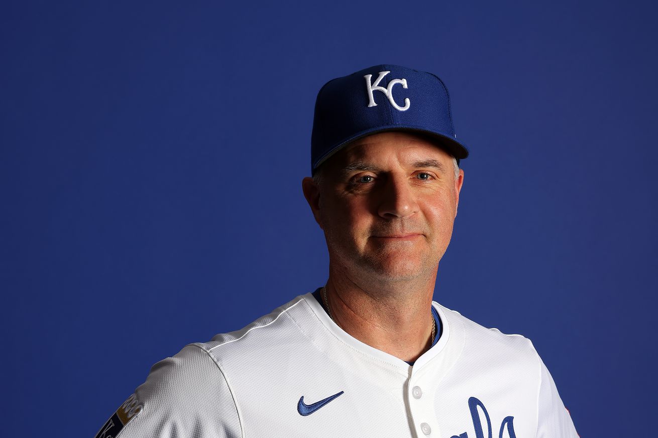 Manager Matt Quatraro #33 poses for a portrait