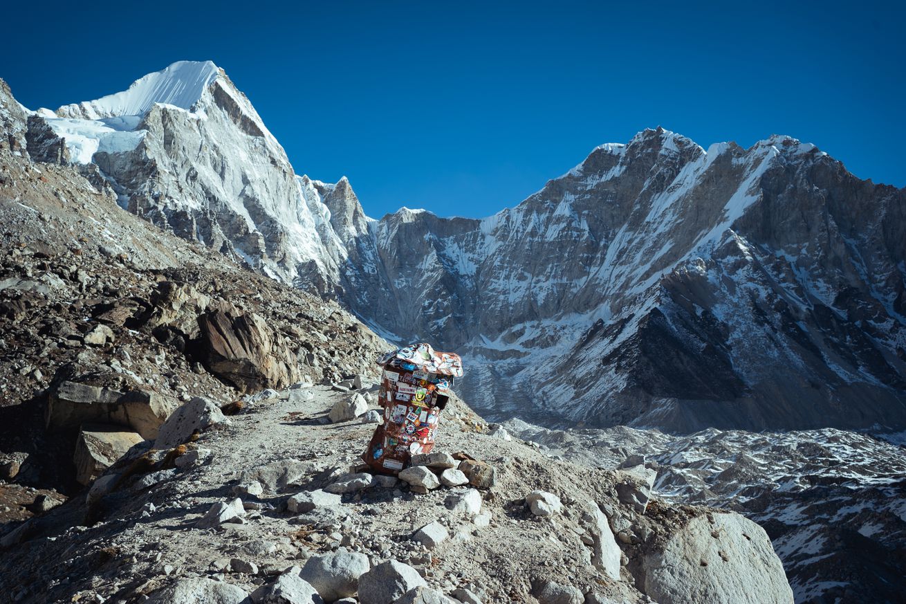 Trash And Refuse Continues To Build Up Near Everest Base Camp