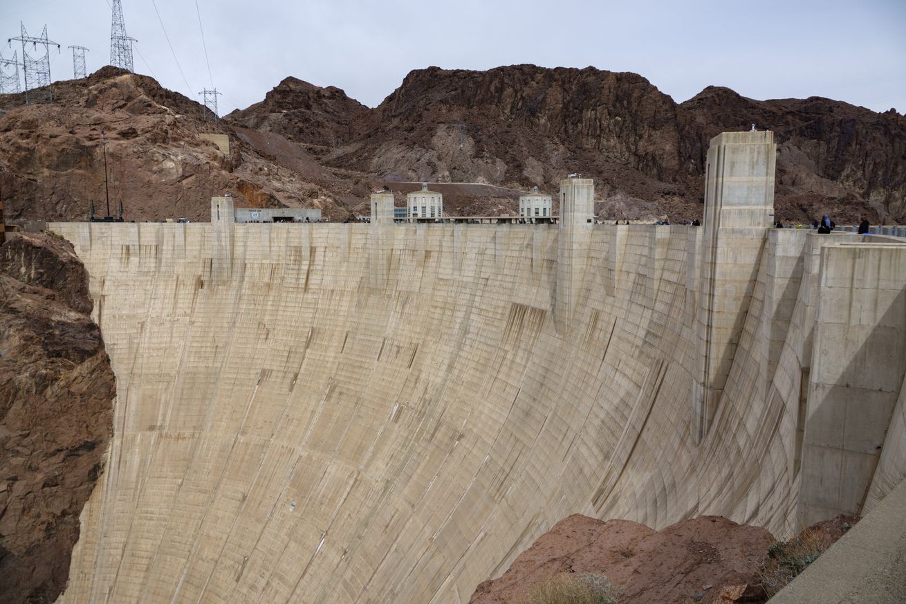 Hoover Dam In Boulder City, Nevada