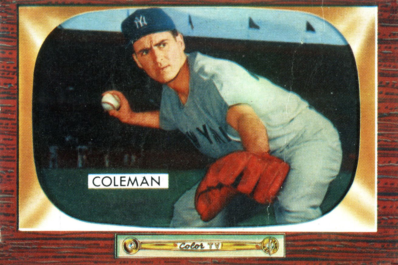 Gum Card Of Jerry Coleman