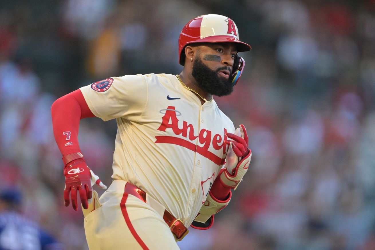 Texas Rangers v Los Angeles Angels