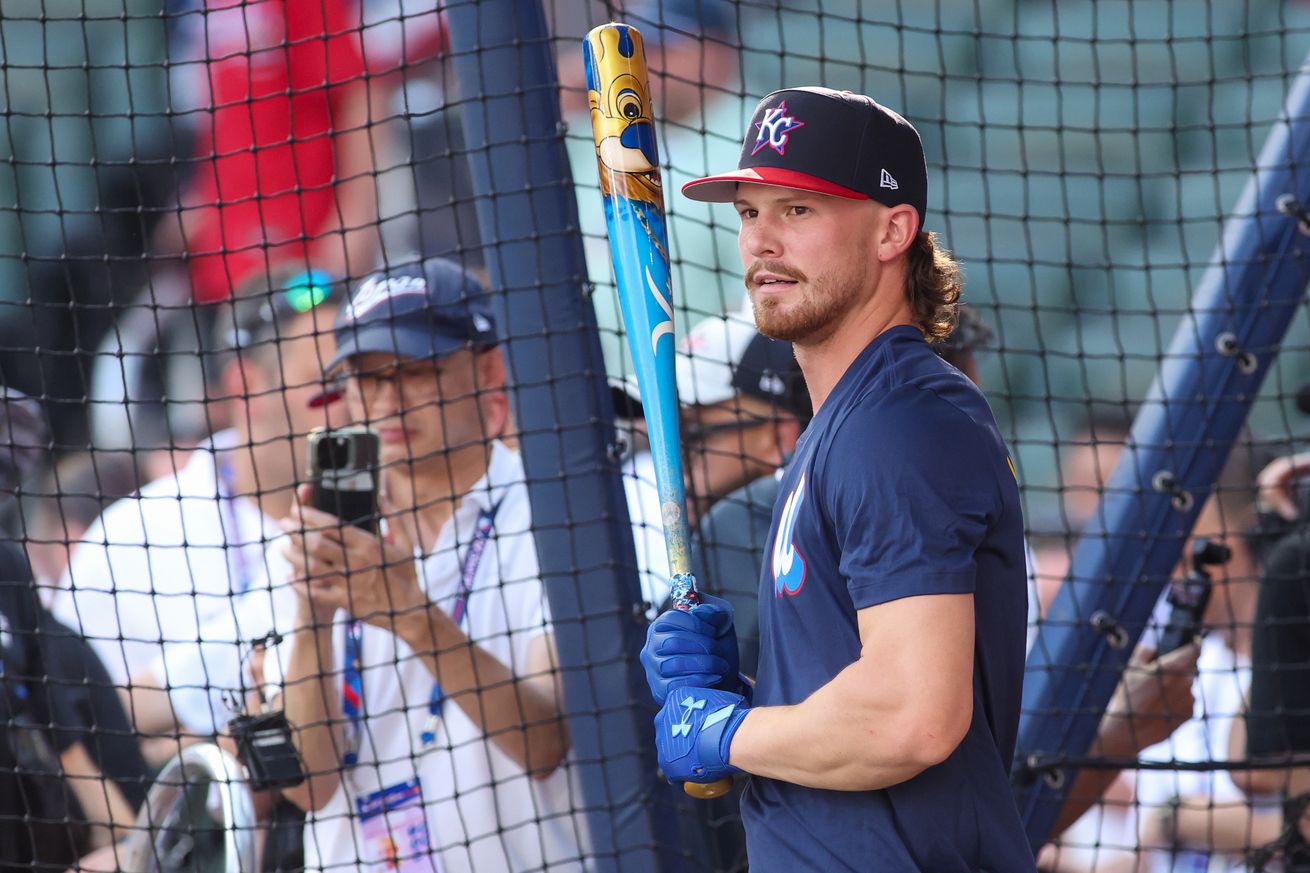 KC Royals shortstop Bobby Witt Jr. participates in All-Star Game workouts